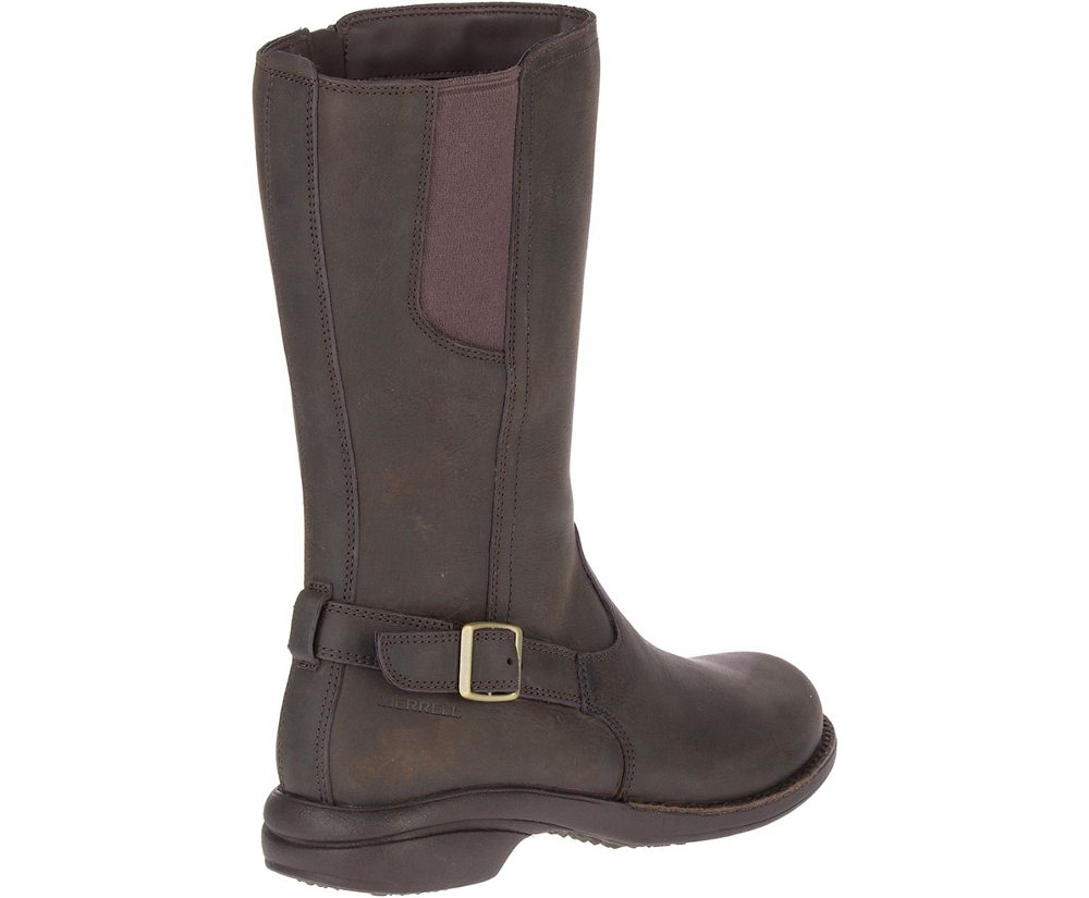 Merrell Støvler Dame - Andover Peak Waterproof - Brune - GKR467529